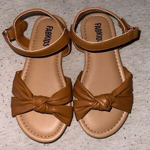 Size 11, FabKids, light brown color.